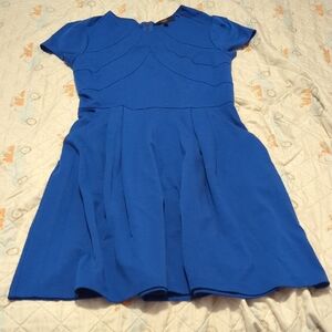 Alex Marie Blue Mini Dress With Pockets